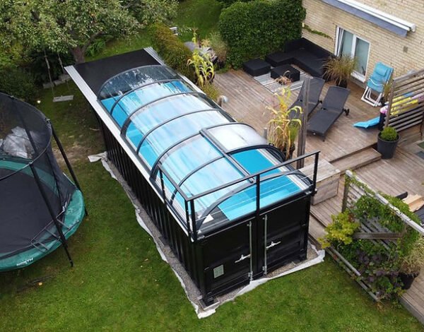 Piscina Contenedor 6,11 x 2,5m Lista para Usar con Techo, Pack Premium - Imagen 7