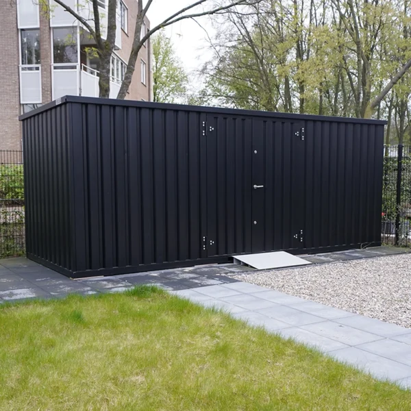 Contenedor de almacenamiento de 5 x 2 metros – con puerta doble - Imagen 5