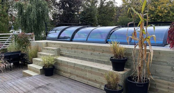 Piscina Contenedor 6,11 x 2,5m Lista para Usar con Techo, Pack Premium - Imagen 2